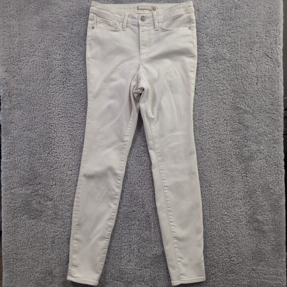 ATHLETA Sculptek Skinny Jeans White Ivory Women's Size 6T Tall Stretch 29x30 - Picture 1 of 15